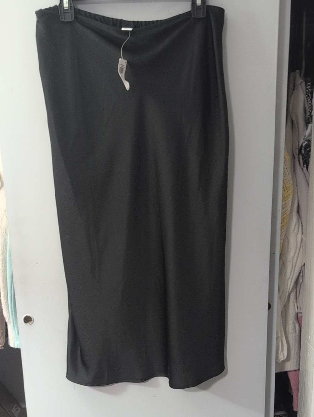 Black Womens Midi Skirt